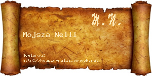 Mojsza Nelli névjegykártya